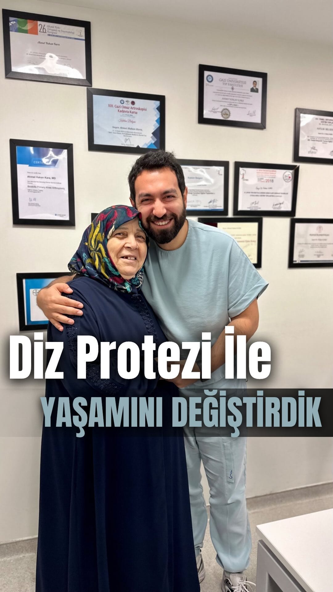 Diz Protezi ile Yaşamını Değiştirdik